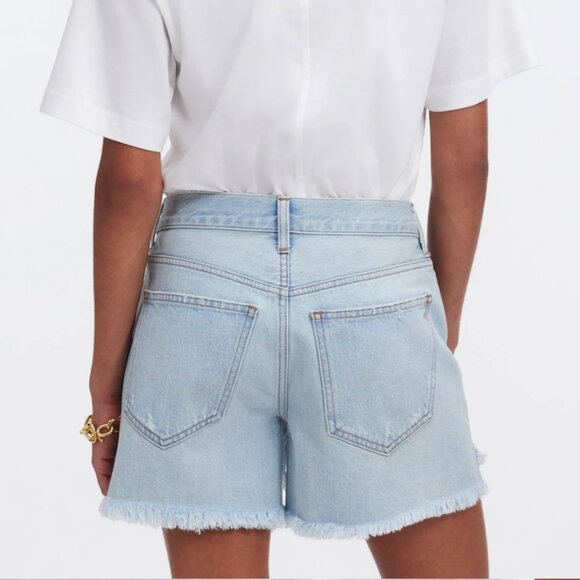 Madewell Relaxed Mid-Length Denim Shorts | Size 29 - Picture 3 of 11